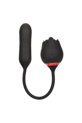 Cal Exotics - French Kiss - Elite Lover Flickering and Rotating Vibrator - Black - Stag Shop