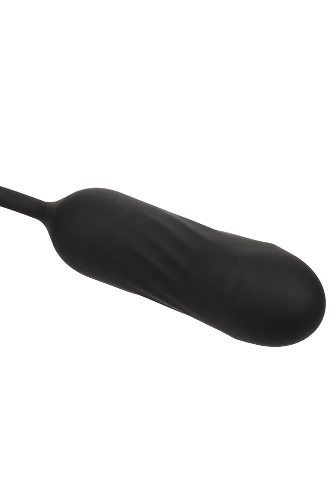 Cal Exotics - French Kiss - Elite Lover Flickering and Rotating Vibrator - Black - Stag Shop