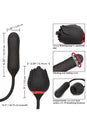 Cal Exotics - French Kiss - Elite Lover Flickering and Rotating Vibrator - Black - Stag Shop
