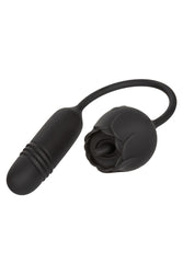 Cal Exotics - French Kiss - Romeo Lover Flickering and Thrusting Vibrator - Black - Stag Shop