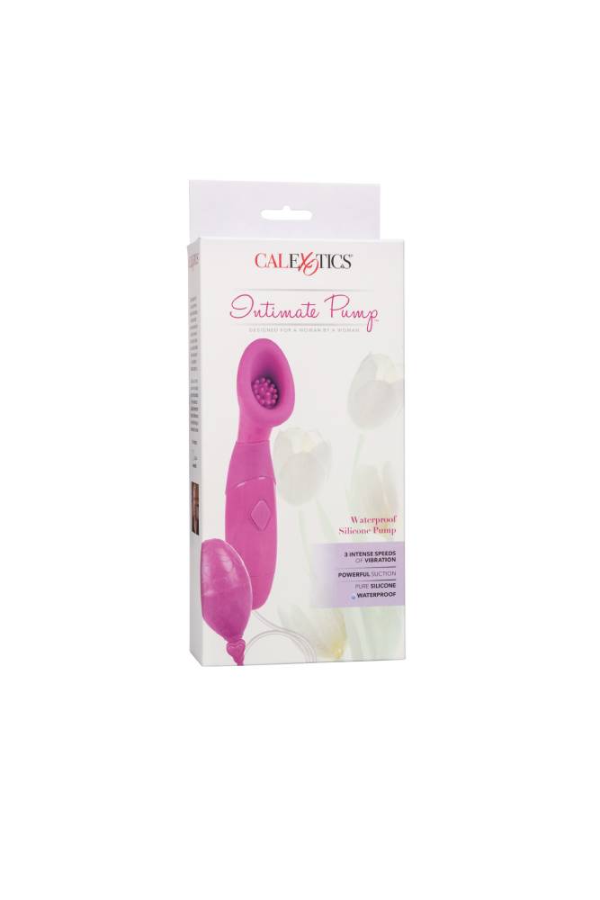Cal Exotics - Intimate Pump - Waterproof Silicone Clitoral Pump - Pink - Stag Shop