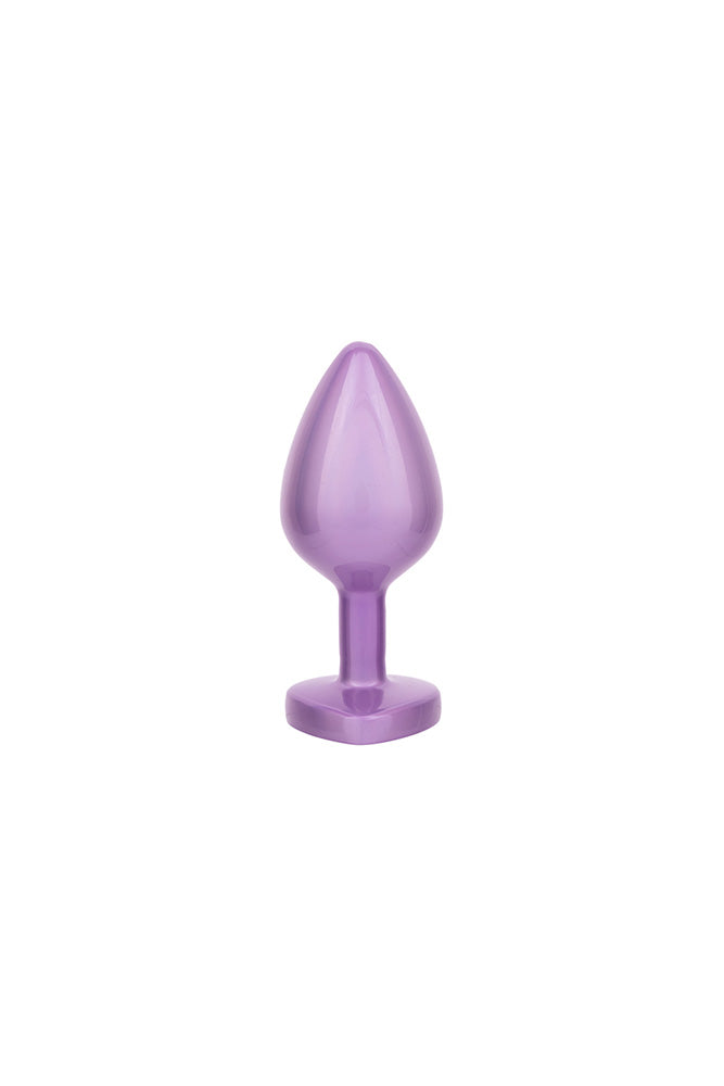 Cal Exotics - Jewel - Large Amethyst Heart Plug - Stag Shop