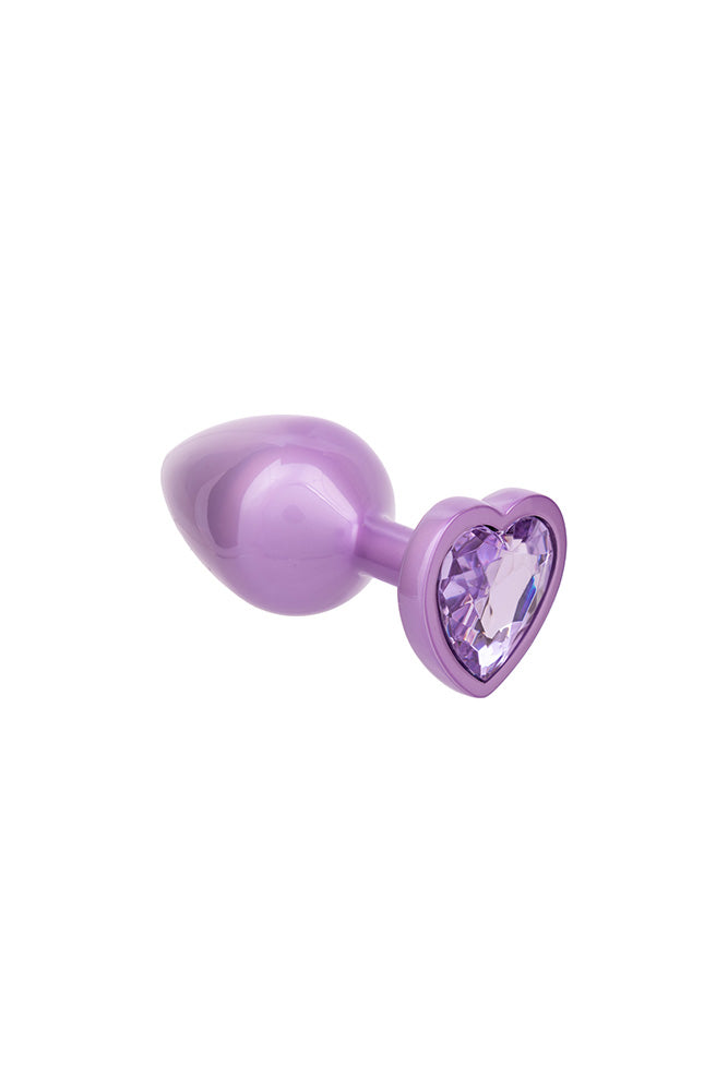 Cal Exotics - Jewel - Large Amethyst Heart Plug - Stag Shop