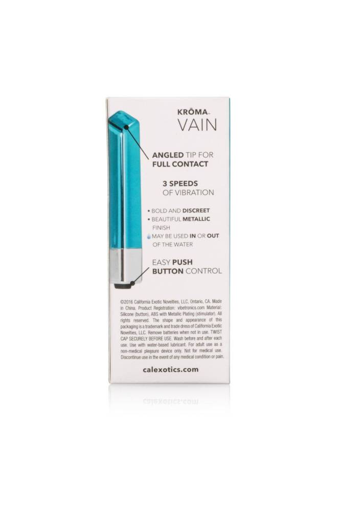 Cal Exotics - Kroma - Vain Bullet Vibrator - Teal - Stag Shop