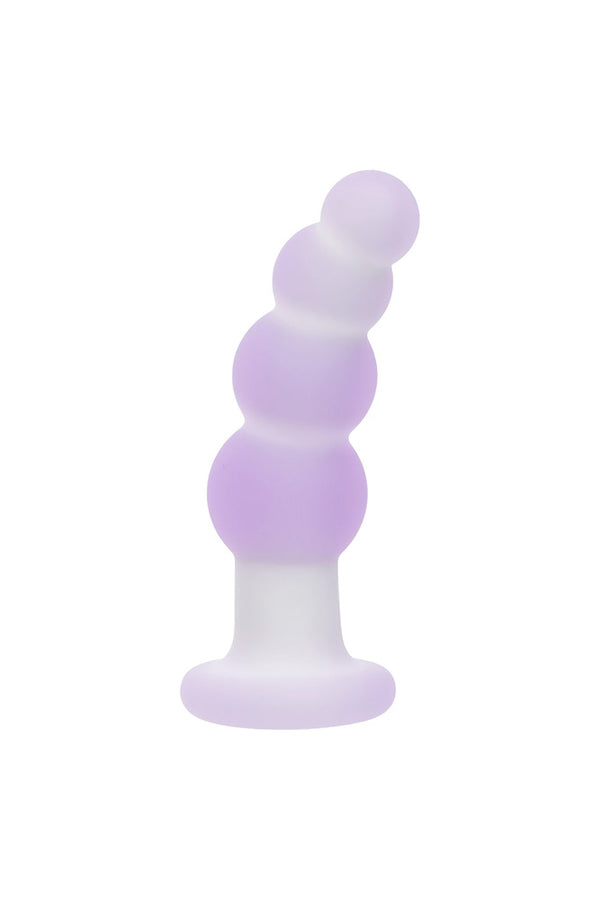 Cal Exotics - Lavender Haze - Beaded Curved Probe Anal Plug
