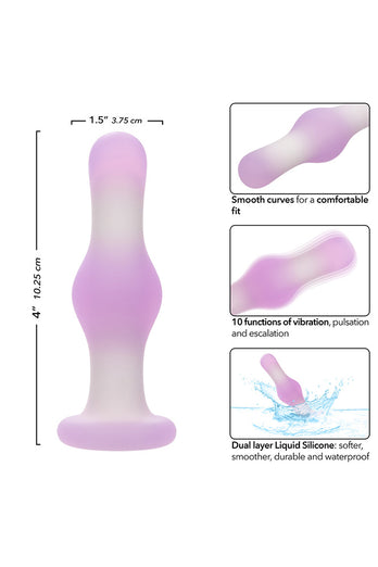 Cal Exotics - Lavender Haze - Bulb Probe Vibrating Anal Plug - Lavender - Stag Shop
