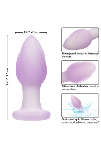 Cal Exotics - Lavender Haze - Ridge Probe Vibrating Anal Plug - Lavender - Stag Shop