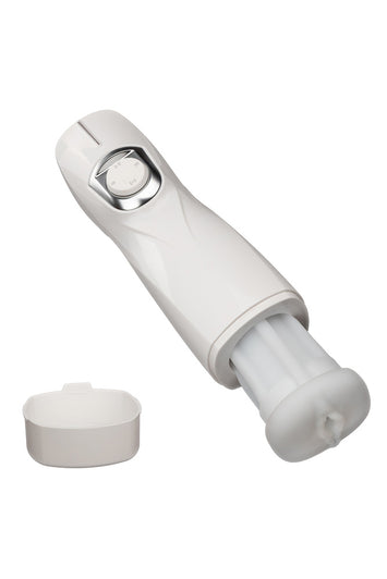 Cal Exotics - Optimum Power - Life-Like Pulsar Stroker With Suction & Vibration - White - Stag Shop