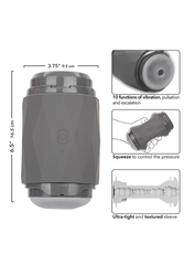 Cal Exotics - Milk Master - Vibro Squeeze Vibrating Dual Ended Masturbator - Stag Shop