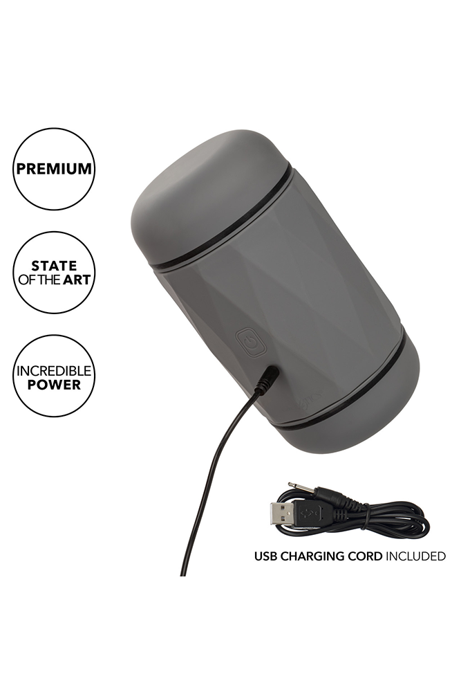 Cal Exotics - Milk Master - Vibro Squeeze Pussy Vibrating Dual Ended Masturbator - Stag Shop