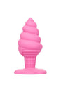 Cal Exotics - Naughty Bits - Yum Bum Ice Cream Cone Butt Plug - Pink - Stag Shop