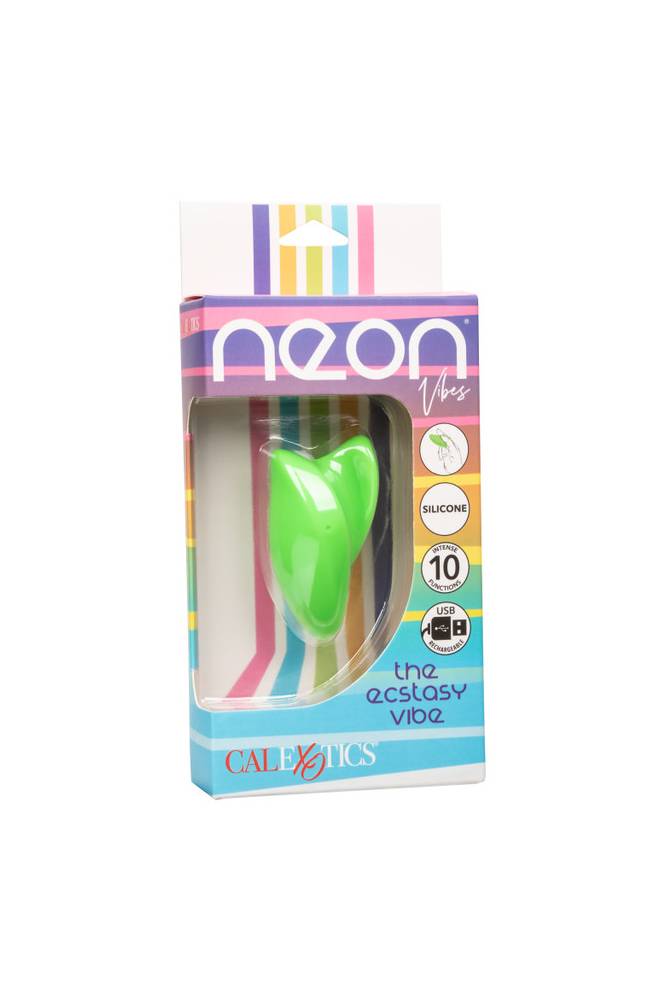 Cal Exotics - Neon Vibes - Ecstasy Handheld Vibrator - Green - Stag Shop