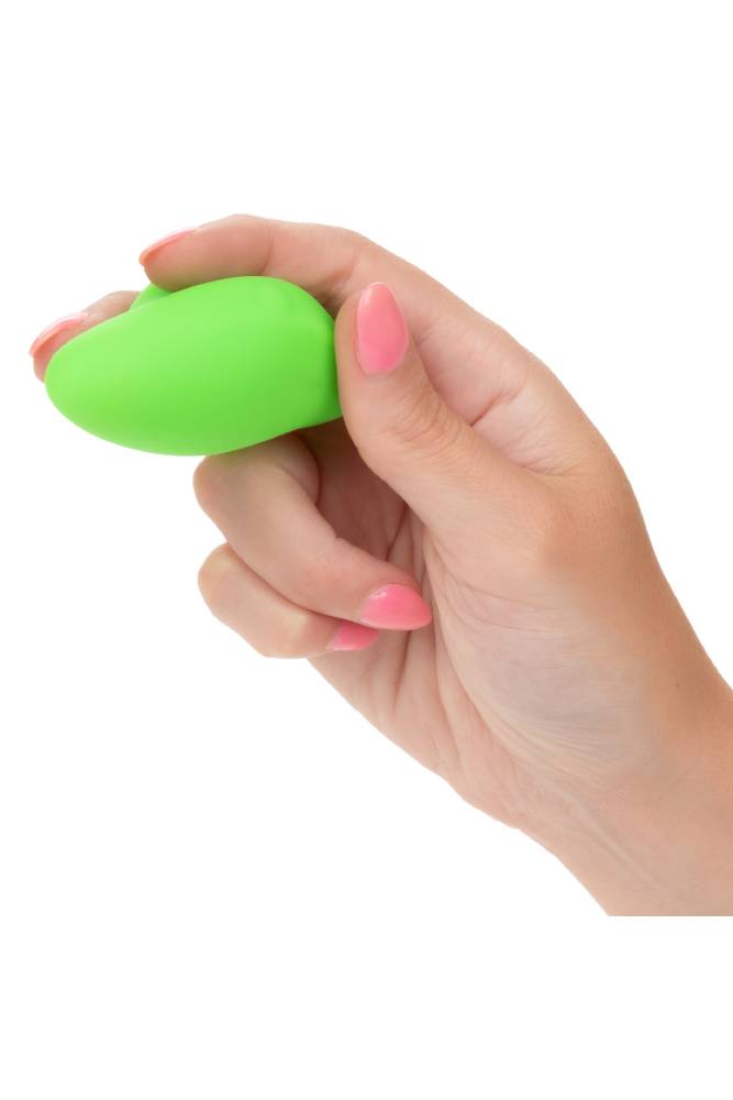 Cal Exotics - Neon Vibes - Ecstasy Handheld Vibrator - Green - Stag Shop