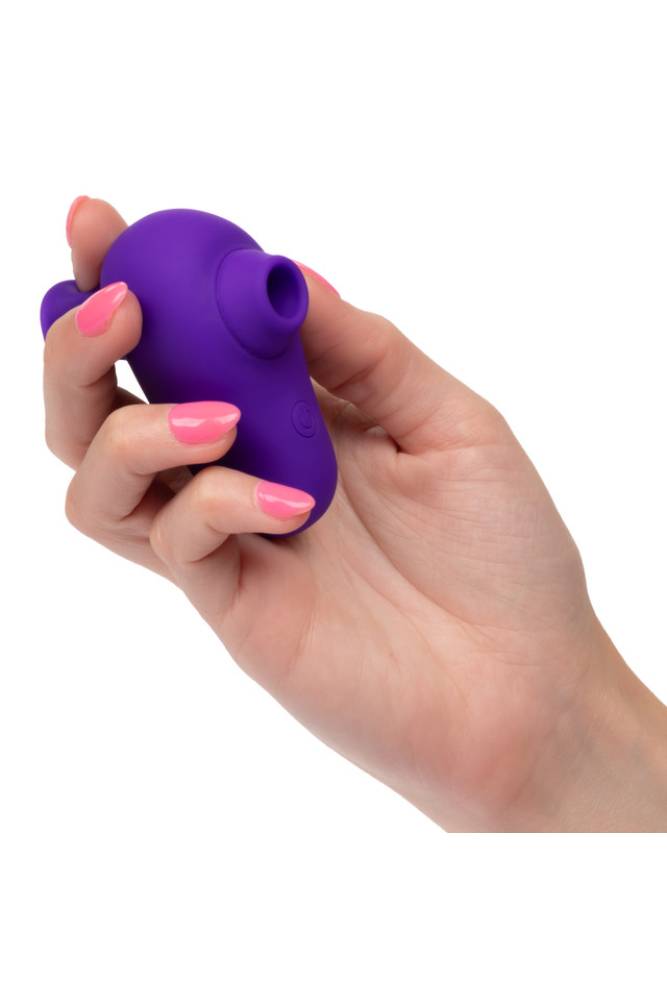 Cal Exotics - Neon Vibes - Kissing Clitoral Suction Vibrator - Purple - Stag Shop