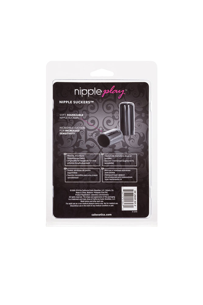 Cal Exotics - Nipple Play - Nipple Suckers - Black - Stag Shop