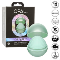 Thumbnail for Cal Exotics - Opal Ripple Vibrating Massager - Mint Green - Stag Shop
