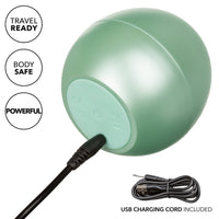 Thumbnail for Cal Exotics - Opal Ripple Vibrating Massager - Mint Green - Stag Shop