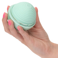 Thumbnail for Cal Exotics - Opal Ripple Vibrating Massager - Mint Green - Stag Shop