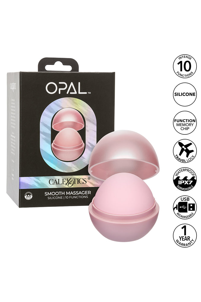 Cal Exotics - Opal Smooth Vibrating Massager - Pink - Stag Shop