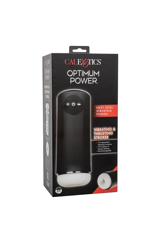 Cal Exotics - Optimum Power - Vibrating and Thrusting Stroker - Black - Stag Shop