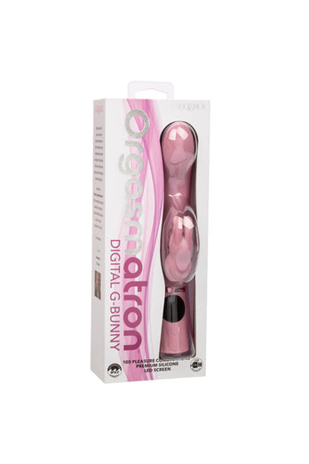 Cal Exotics - Orgasmatron - Digital G-Bunny Rabbit Vibrator - Pink - Stag Shop