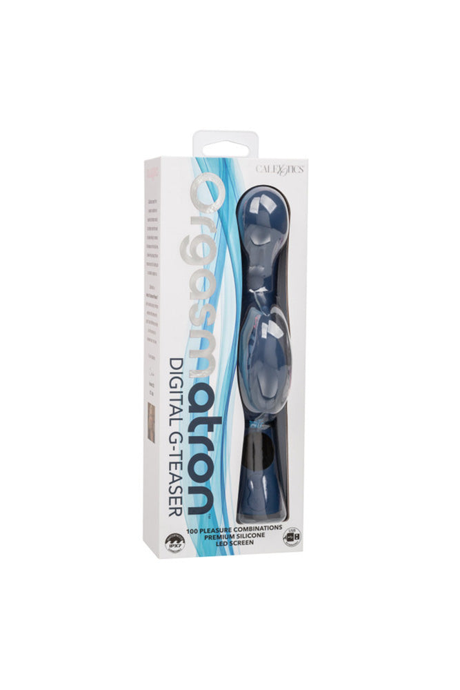 Cal Exotics - Orgasmatron - Digital G-Teaser Rabbit Vibrator - Blue - Stag Shop