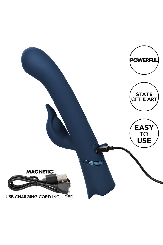 Cal Exotics - Orgasmatron - Digital G-Teaser Rabbit Vibrator - Blue - Stag Shop