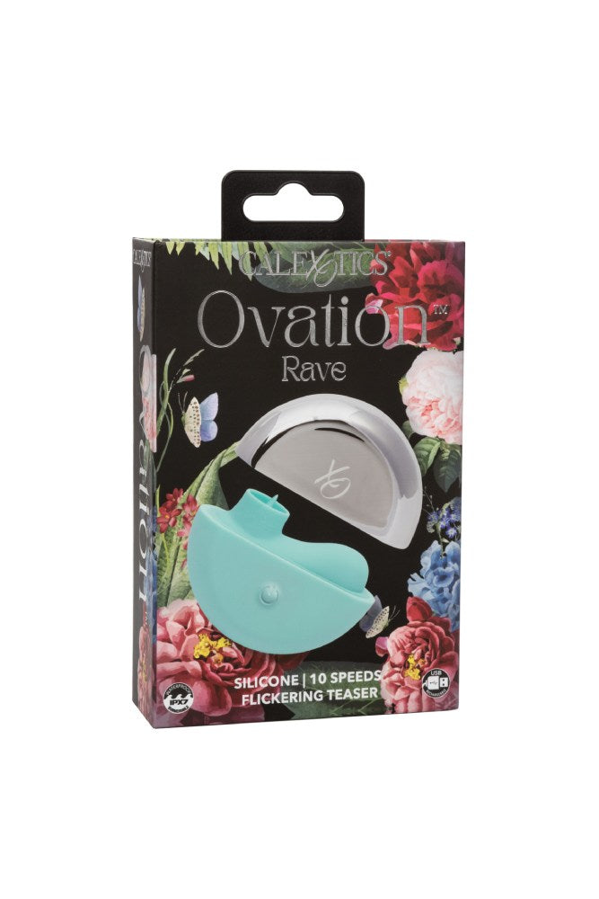Cal Exotics - Ovation - Rave Flickering Vibrator - Blue - Stag Shop