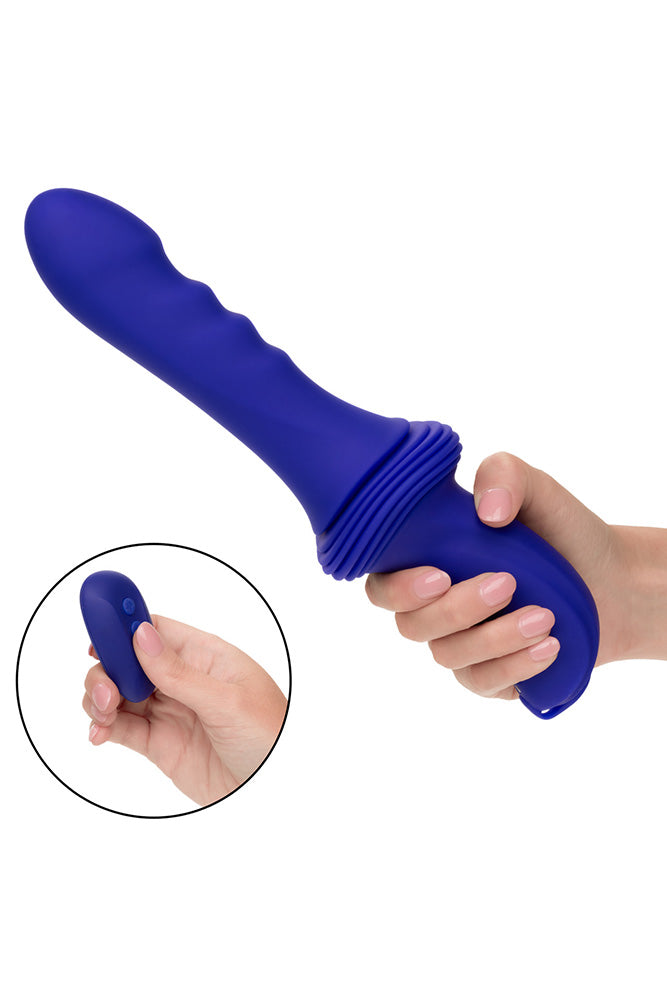 Cal Exotics - Overdrive - Remote Control Sex Machine Ridged Thruster - Stag Shop