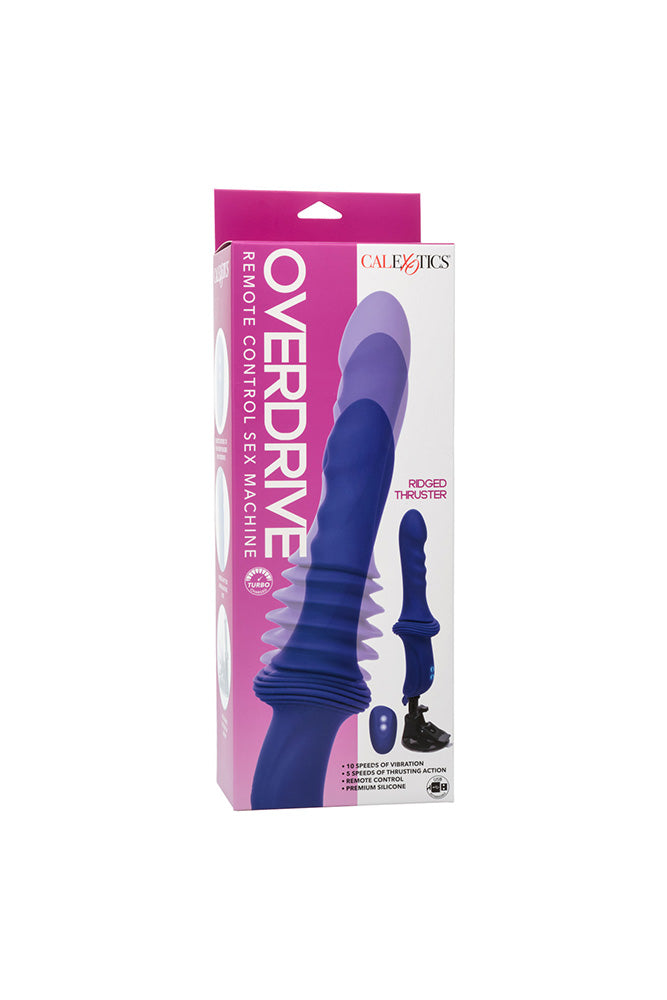 Cal Exotics - Overdrive - Remote Control Sex Machine Ridged Thruster - Stag Shop