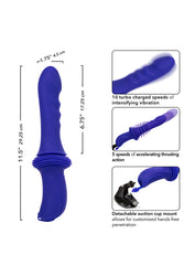 Cal Exotics - Overdrive - Remote Control Sex Machine Ridged Thruster - Stag Shop