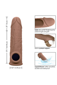 Thumbnail for Cal Exotics -  Performance Maxx - Life-Like Penis Extension 7” - Brown - Stag Shop