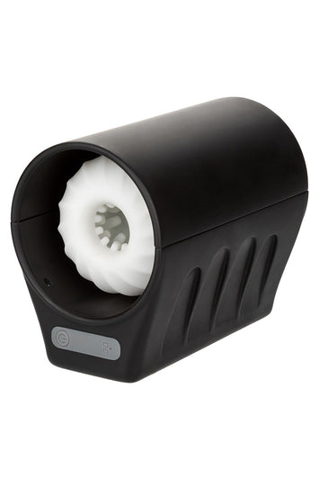 Cal Exotics - Optimum Power - Power Thruster Automatic Stroker - Black/White - Stag Shop