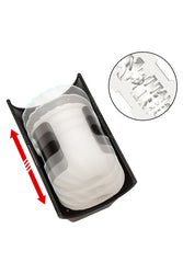 Cal Exotics - Optimum Power - Power Thruster Automatic Stroker - Black/White - Stag Shop