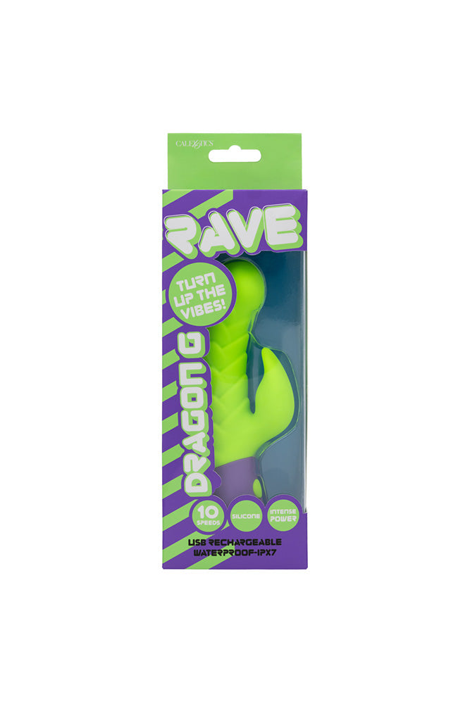 Cal Exotics - Rave - Dragon G Mini Rabbit Vibrator - Stag Shop