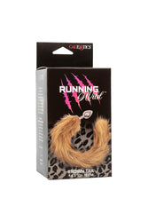 Cal Exotics - Running Wild - Brown Tail Anal Plug - Brown/Silver - Stag Shop