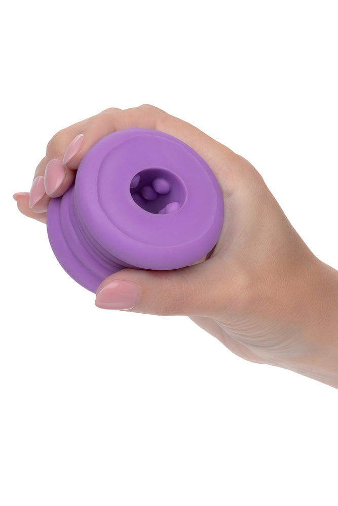 Cal Exotics - Slop Top - Dirty Luv Stroker - Glow in the Dark Purple - Stag Shop