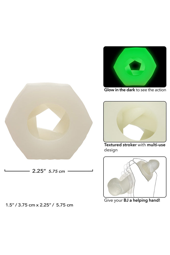 Cal Exotics - Slop Top - Nasty Luv Stroker - Glow in the Dark - Stag Shop