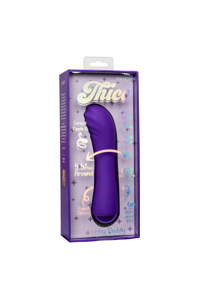Cal Exotics - Thicc - Chubby Buddy Vibrator - Purple - Stag Shop