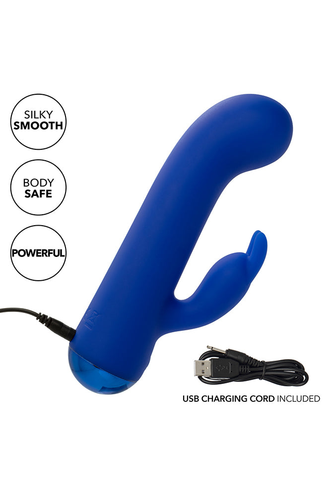 Cal Exotics - Thicc - Chubby Bunny Vibrator - Blue - Stag Shop