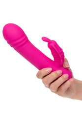 Cal Exotics - Thicc - Chubby Rotating Butterfly Dual Vibrator - Pink - Stag Shop