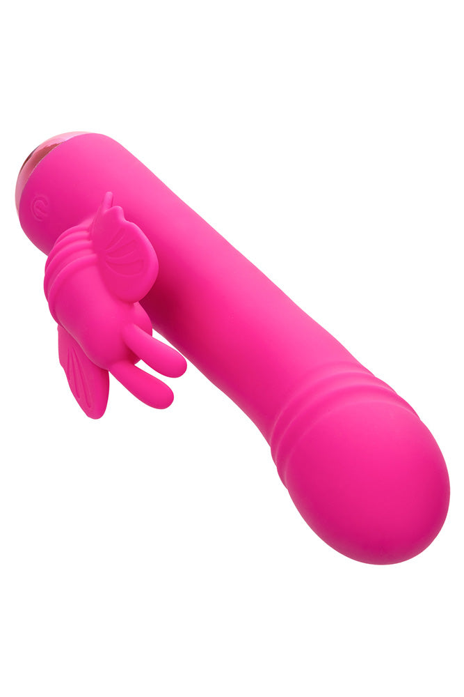 Cal Exotics - Thicc - Chubby Rotating Butterfly Dual Vibrator - Pink - Stag Shop