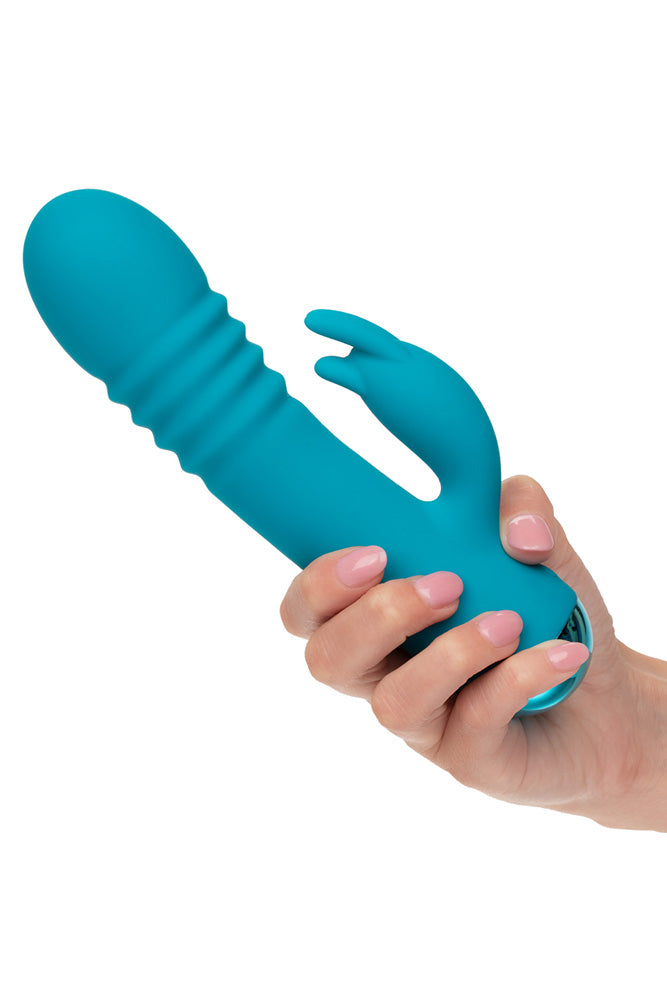 Cal Exotics - Thicc - Chubby Thrusting Tickler - Turqouise - Stag Shop