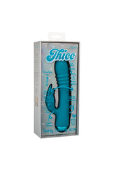Cal Exotics - Thicc - Chubby Thrusting Tickler - Turqouise - Stag Shop