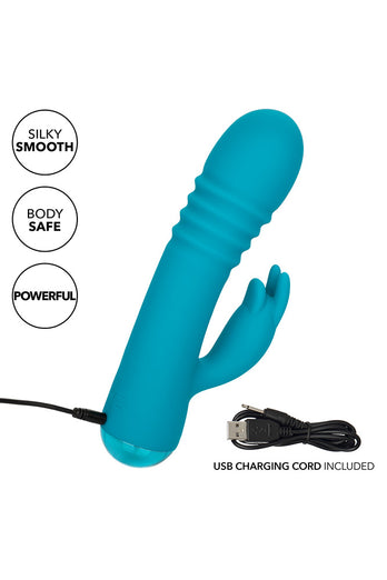 Cal Exotics - Thicc - Chubby Thrusting Tickler - Turqouise - Stag Shop