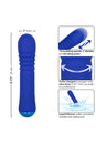 Cal Exotics - Thicc - Chubby Thrusting Wand Vibrator - Blue - Stag Shop