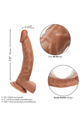 Cal Exotics - Working Stiff - Personal Trainer Dildo - Brown - Stag Shop