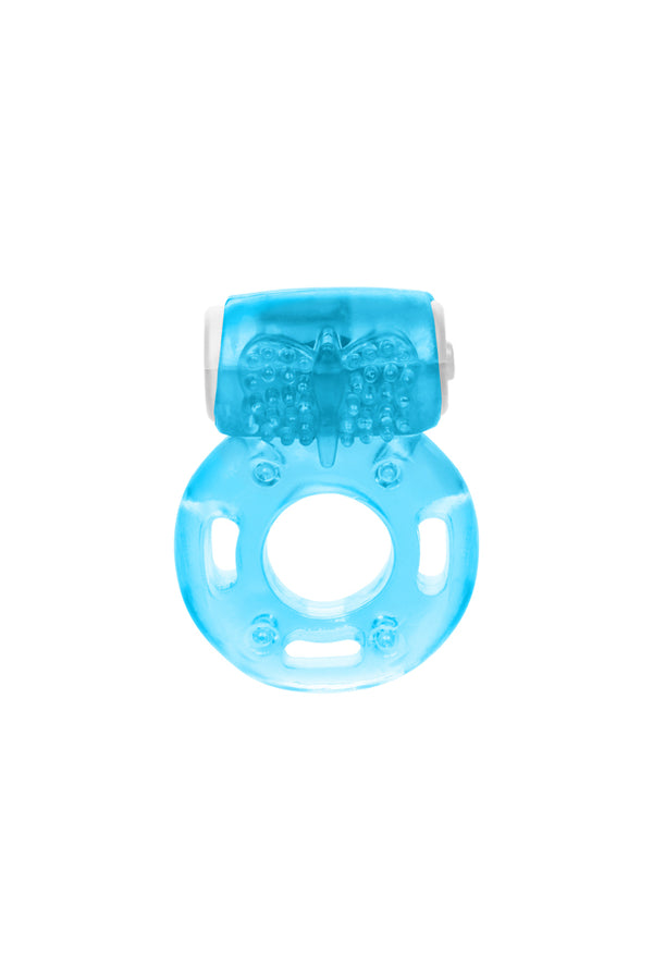 Cal Exotics - Foil Pack - Vibrating Cock Ring - Blue - Stag Shop