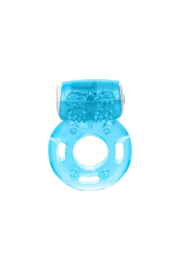 Cal Exotics - Foil Pack - Vibrating Cock Ring - Blue - Stag Shop