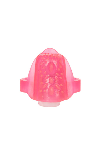 Cal Exotics - Foil Pack - Vibrating Tongue Teaser Ring - Pink - Stag Shop